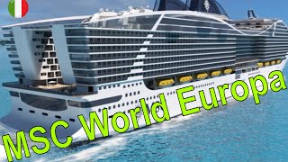 MSC World Europa  Rendering degli interni e in particolare delle cabine [upl. by Atinrahs]