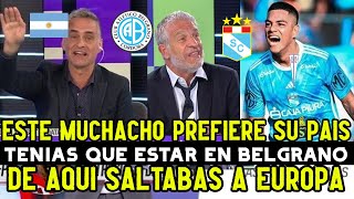 ¡DURO PRENSA ARGENTINA CRITICA a JOAO GRIMALDO por PREFERIR a SPORTING CRISTAL en vez de BELGRANO [upl. by Neona534]