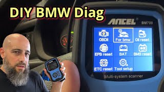 Ancel BM700 BMW scan tool review [upl. by Medwin]