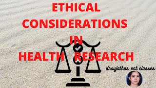 133Ethics in Health Research Basic Course in Biomedical Research bcbr medicalresearch [upl. by Lanita]