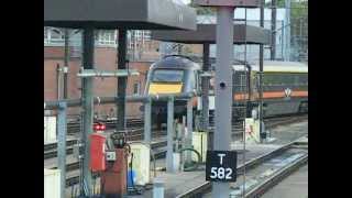 Grand Central HST arriving on the fuel road at Heaton Depotavi [upl. by Namzed]