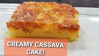 Cassava Cake Recipe  3 Ingredients only  Easy amp Quick Recipe [upl. by Lenra363]