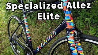 The 2018 Specialized Allez Elite  Fantastic Entry Level Aluminum Road Bike [upl. by Zetana]