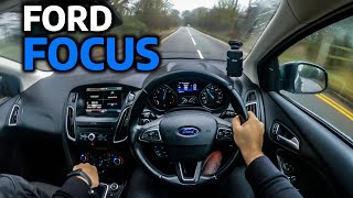 FORD FOCUS 15 TDCI 118 BHP  POV TEST DRIVE amp REVIEW UK [upl. by Eilesor]