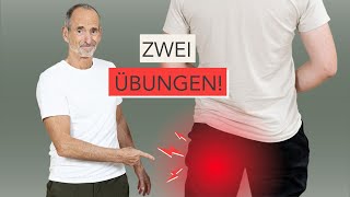 IschiasSchmerzen Versuche diese 2 Übungen [upl. by Niletac]