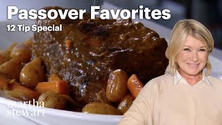 Martha Stewarts Favorite Passover Meals  11 Authentic Recipes [upl. by Ardnuasal376]