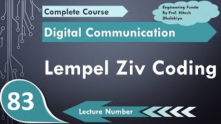 1 Lempel Ziv Coding Basics Algorithm Procedure amp Example Explained in Digital Communication [upl. by Auhesoj]