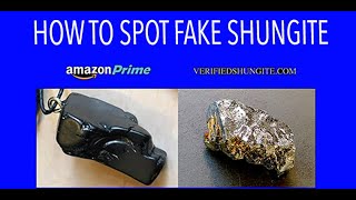 Fake Shungite Exposed  Two Examples [upl. by Kiri]