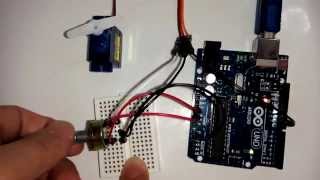 ตัวอย่างการใช้งาน Servo ขนาดเล็กกับ Arduino [upl. by Kathryne]