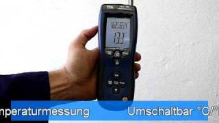 Taupunkthygrometer Psychrometer PCE 320 [upl. by Adnoraj]