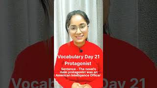 Meaning of Protagonist  Vocabulary Day 21 [upl. by Nnaycnan859]