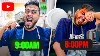 I BECAME A CHEF FOR INDIAN YOUTUBERS FOR 24 HOURS [upl. by Eng]