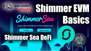 Shimmer Sea  walkthrough of some basic IOTAShimmer DeFi [upl. by Serdna]