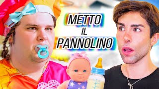 HO 36 ANNI MA VIVO COME UN NEONATO 24H CON UN ADULT BABY  GIANMARCO ZAGATO [upl. by Mackenie]