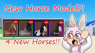 4 NEW Horses in Horse Valley AND NEW HORSE MODELS [upl. by Ennayd166]