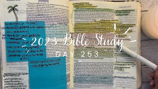 Study the Bible in One Year Day 253 Ezekiel 4345  Bible study for beginners [upl. by Etnovad]