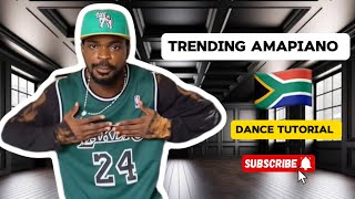 Easy Amapiano Dance Tutorial  For Beginners [upl. by Delbert899]