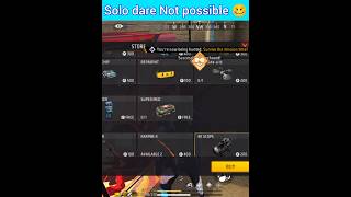 Solo dare not possible 🥴  wait and watch ⚡ shortsviralviraltrendgarenafreefireshortvideos [upl. by Karlow862]