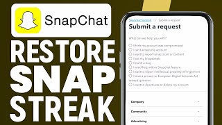 How To Restore A Snap Streak  Recover Snapchat Streak 2024 [upl. by Accisej]