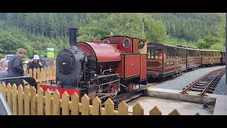 Corris Railway 25062022 Traverser at Corris station [upl. by Oramug687]