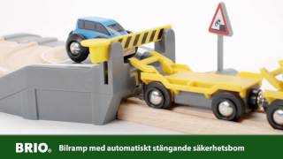 BRIO Car Transporter Rail and Road Set 33212 Svenska [upl. by Nelleyram]