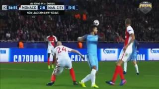 Mónaco vs Manchester City 66 agg UCL 20162017  Round Of 16  12 Leg  All Goals amp Highlights [upl. by Mariano]