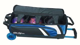 KR Strikeforce Cruiser Triple Roller Bowling Ball Bag [upl. by Ecnadnac]