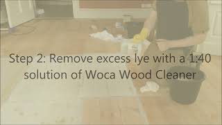 Kit Prepare Woca Softwood Lye Soap finish Woca white Soap DC011 [upl. by Byers]