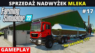 Farming Simulator 22 zaczynamy odc 17 MLEKO  ile zarobię Zagrajmy w FS22 gameplay po polsku [upl. by Iat]