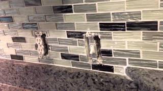 How To Do Receptacles In A Tile Backsplash [upl. by Harbour326]