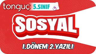 5Sınıf Sosyal 1Dönem 2Yazılıya Hazırlık 📝 2024 [upl. by Rozamond]