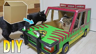 DIY Jurassic Park Car for Cats [upl. by Carver]