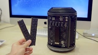 How To Apple Mac Pro RAM Upgrade Late 2013 [upl. by Roseann201]