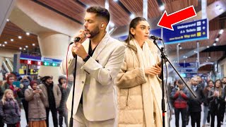 Commuters Were SHOCKED By Her Voice  Calum Scott  You Are The Reason [upl. by Lazor754]