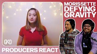 PRODUCERS REACT  Morissette Amon Defying Gravity Reaction [upl. by Anoval]