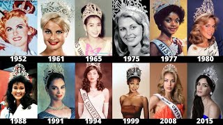 ALL Miss Universe Crowning Winners 19522022  original footage [upl. by Verile406]