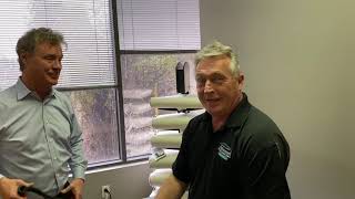 Your Houston Chiropractor Dr Johnson Gets Adjusted By Houston Chiropractor Dr Terry Smedstad C6 HNP [upl. by Rogovy]