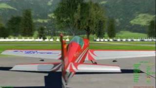 Aerofly FS simulator first Extra 330 LX aerobatic tests [upl. by Woodhead47]