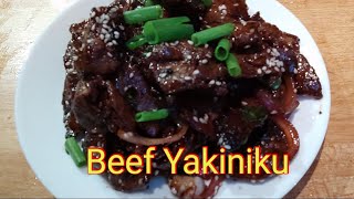 BEEF YAKINIKU RECIPE [upl. by Attenoj]