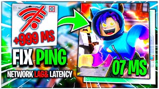 🔧How To Fix High Ping In Roblox ✅  FIX Roblox High PING Network Lag amp Packet Loss  2023 🔥 [upl. by Ahsinawt]