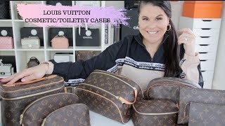 LOUIS VUITTON COSMETICTOILETRY CASES  Jerusha Couture [upl. by Nesila]