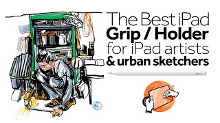 The Best iPad Grip  Holder for iPad Artists [upl. by Aernda77]