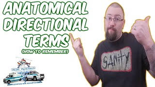 How To Remember Anatomical Directional Terms  EMTParamedic Anatomy amp Physiology  Medic Materials [upl. by Anoj957]