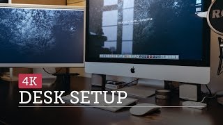 iMac Desk Setup Tour for Designer  Photographer – 4K [upl. by Tenej179]