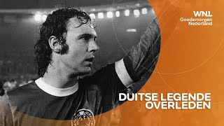 Wij hadden Johan Cruijff Duitsland had Franz Beckenbauer Unser Kaiser ist tot [upl. by Heydon46]