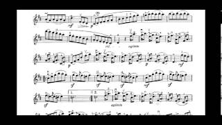 Weber Country Dance violin sheet music [upl. by Ahael]