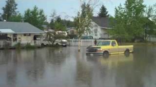 Major Storm and Flooding in Fort St John BC [upl. by Dinny923]