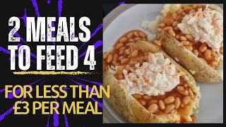 Feed Your Family for Less than £3 a Meal budgetfriendly frugalmeals [upl. by Sioux]