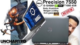 Dell Precision 7550 Workstation 2020 i510th Gen Full Review amp Played Uncharted 4 the Lost Legacy [upl. by Cletis]