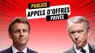 Appels offres publics vs Appels offres privés [upl. by Mintun495]